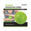 VIVAMAX TÜSKES MASSZÍROZÓ LABDA 9CM ZÖLD