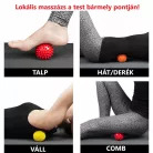 VIVAMAX TÜSKES MASSZÍROZÓ LABDA 9CM ZÖLD
