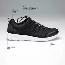 0Ft szállítás! Scholl Windstep Man fekete edzőcipő 44