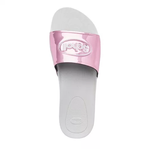 SCHOLL WOW rózsaszín fehér (strand) papucs 35-42