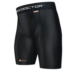   SHOCK DOCTOR 220 KOMPRESSZIÓS SHORT, LÁGYÉVÉDŐ TARTÓ ZSEBBEL