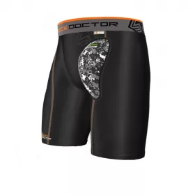   SHOCK DOCTOR 235 KOMPRESSZIÓS SHORT , AIR CORE HARD CUP BETÉTTEL