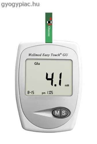 Wellmed Easytouch ET GU Vércukormérő és húgysav mérő készülék