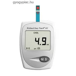   Wellmed Easy Touch ET GC Vércukor- és koleszterin mérő készülék