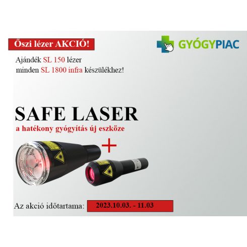 Safe Laser 1800 Lézerkészülék ajándék  150-es készülékkel (sl 1800+ sl 150)