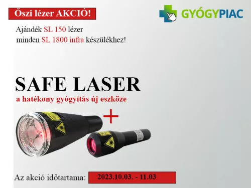 Safe Laser 1800 Lézerkészülék ajándék  150-es készülékkel (sl 1800+ sl 150)