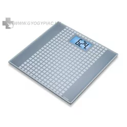   Beurer GS 206 Squares üvegmérleg 5 év garanciával, kifutó