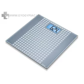   Beurer GS 206 Squares üvegmérleg 5 év garanciával, kifutó