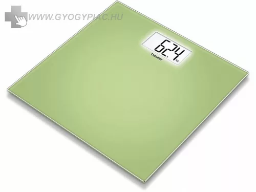 Beurer gs 208 zöld üvegmérleg 5 év garanciával