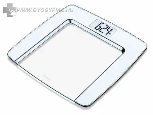 Beurer GS 490 White üvegmérleg 5 év garanciával