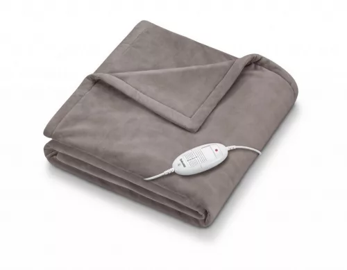 Beurer HD 75 Cosy vakondszürke Fűthető melegítő takaró 3 év garanciával