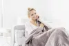 Beurer HD 75 Cosy vakondszürke Fűthető melegítő takaró 3 év garanciával