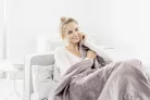 Beurer HD 75 Cosy vakondszürke Fűthető melegítő takaró 3 év garanciával